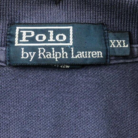 Polo Ralph Lauren Mens Polo Shirt Size XXL Short Sleeve Navy Classic Casual - Picture 5 of 10
